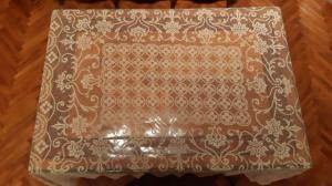 grande tovaglia pizzo antico